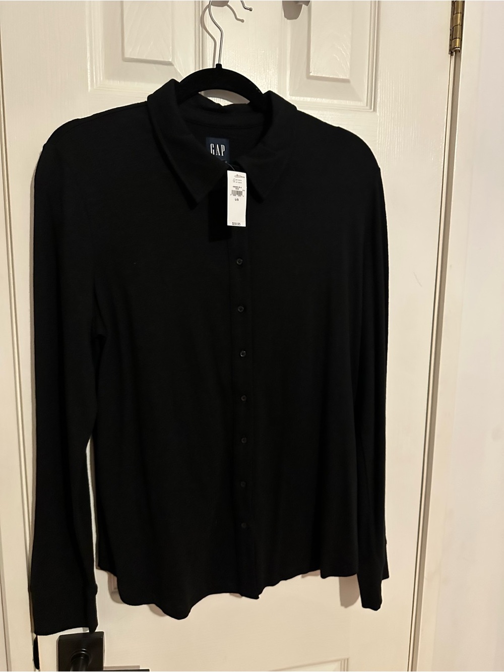 GAP Women’s Black Button-Up Shirt